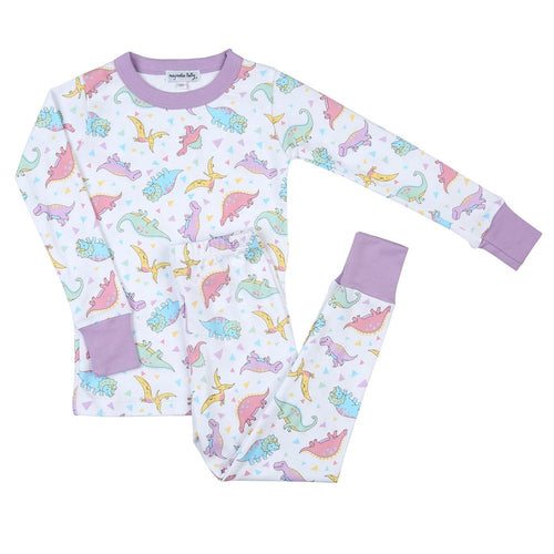 Dinoland Toddler Long Pajamas Lilac