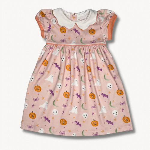 Pink & Spooky Birdie Pima Dress