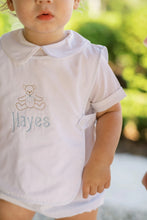 Celebration Bib-Blue Bitty Dot