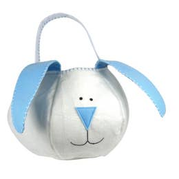 Loppy Eared Bunny Basket - Blue