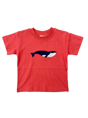 Nantucket Red Whale Tee