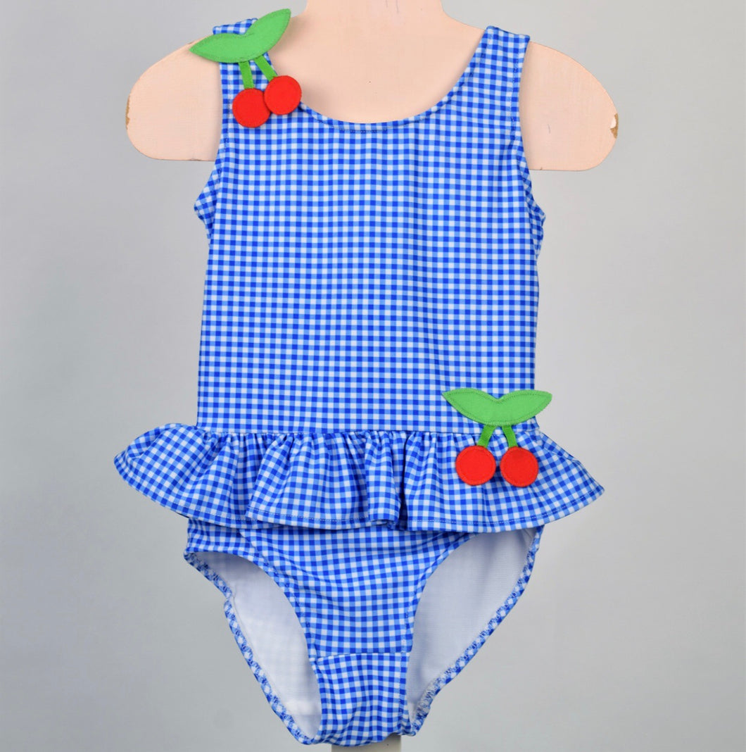 Cherries Ruffle Swimsuit