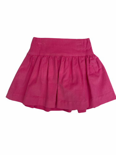 Hot Pink Yoke Skirt