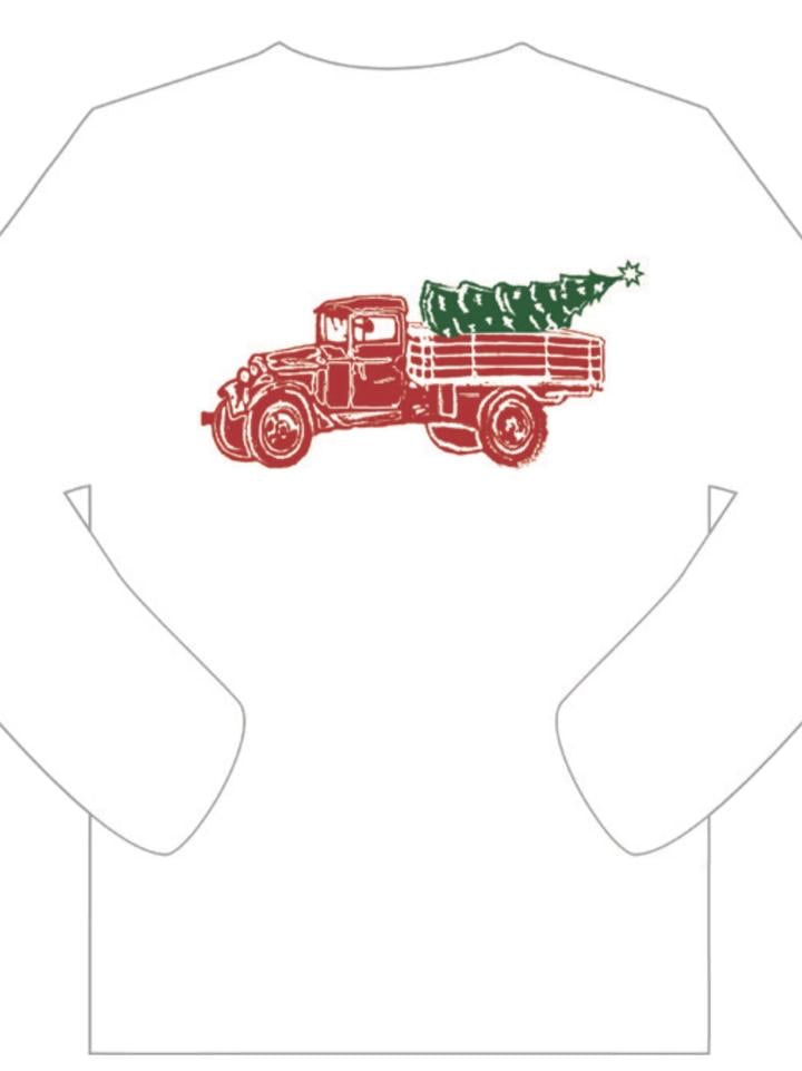 L/S Christmas Truck Tee