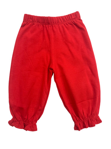 Deep Red Bloomer Pants
