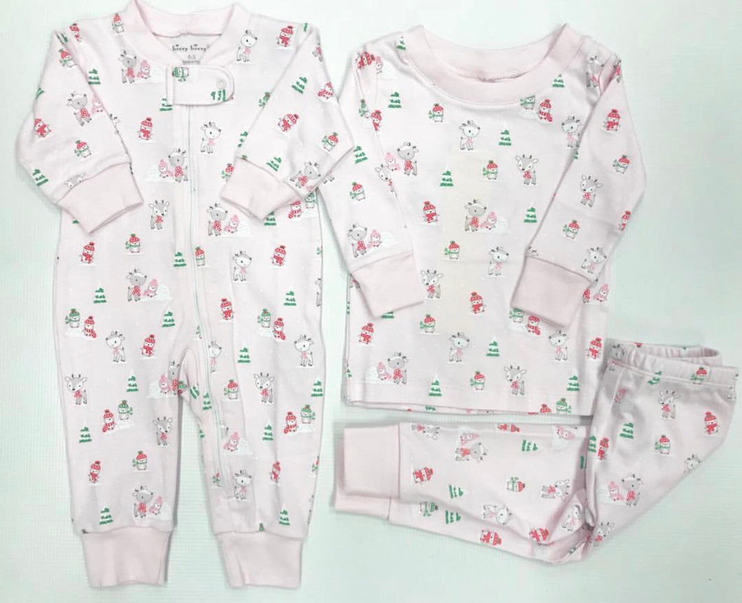 Pink Snow Day Pajama Set