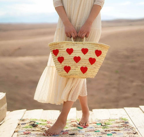 Heart French Market Basket