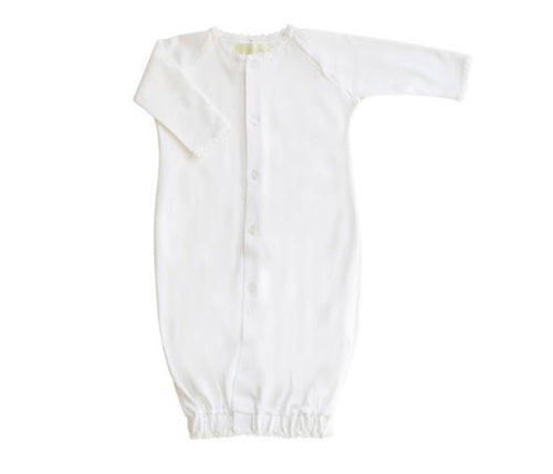 Jersey Converter Gown - White