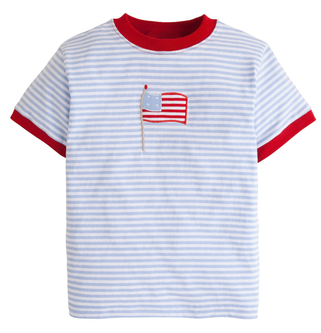 Flag Appliqué T-Shirt