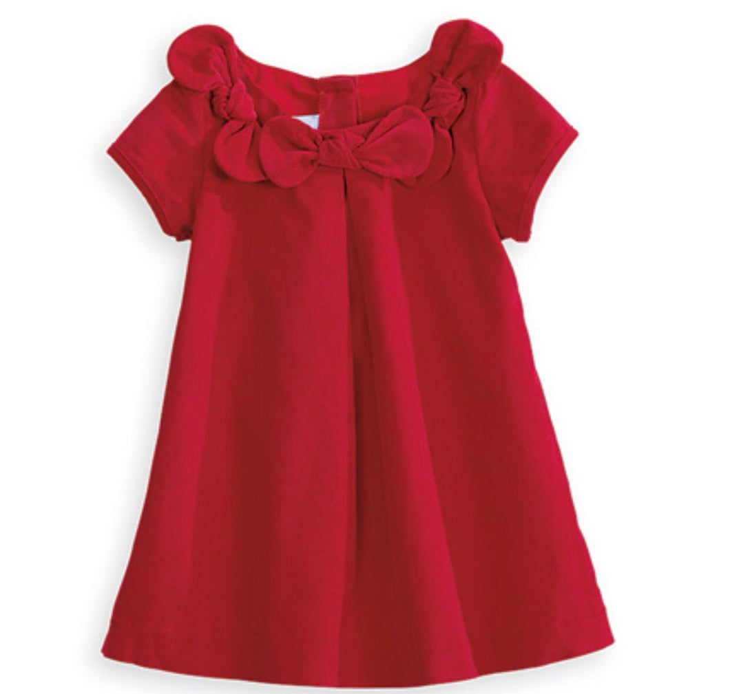 Everly Dress - Red Cord