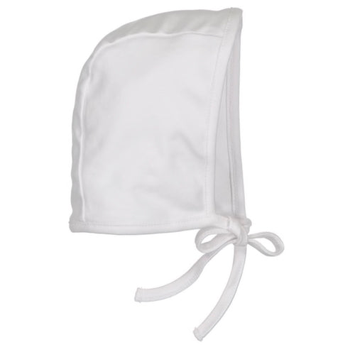 Pima Cotton Bonnet - White