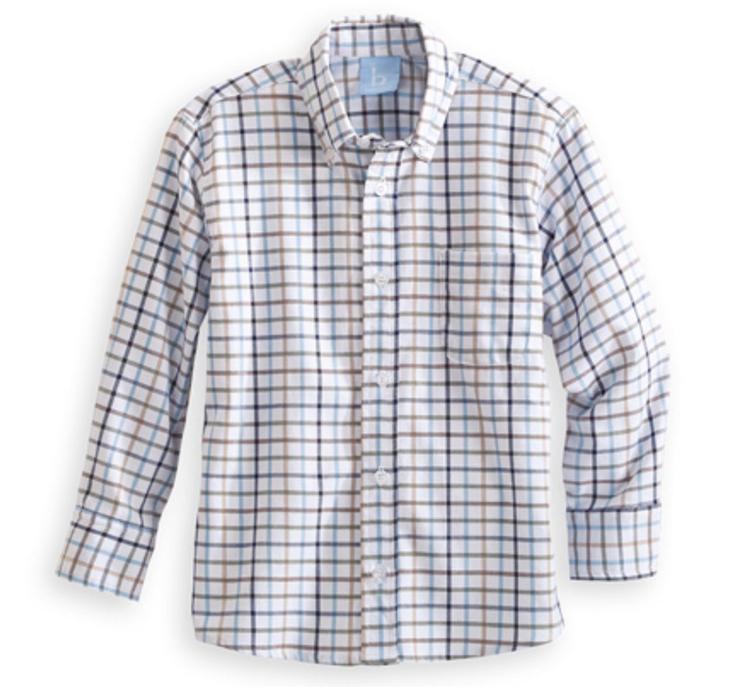Buttondown Dress Shirt - Lennox Plaid