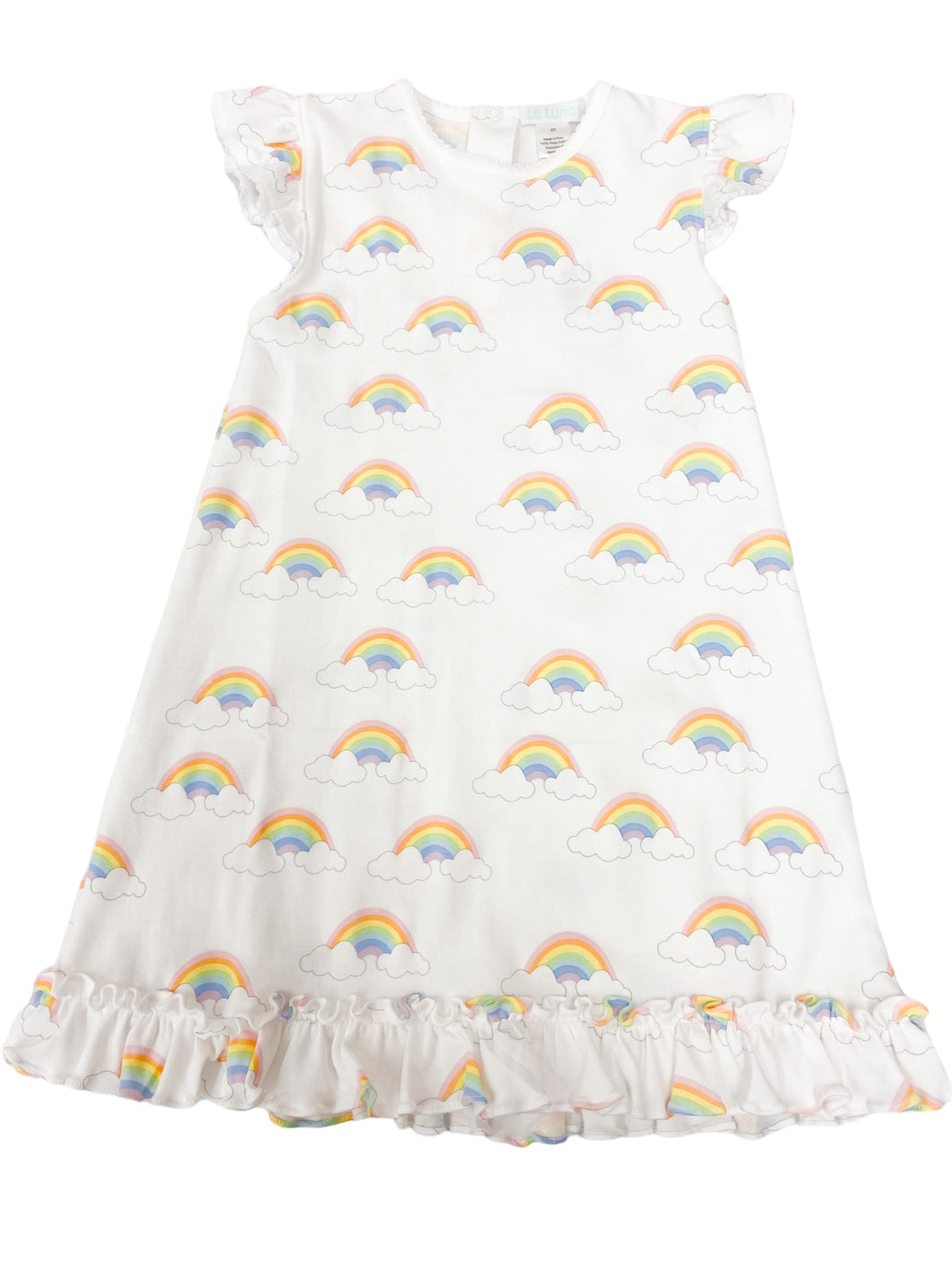 Rainbow Pima Gown