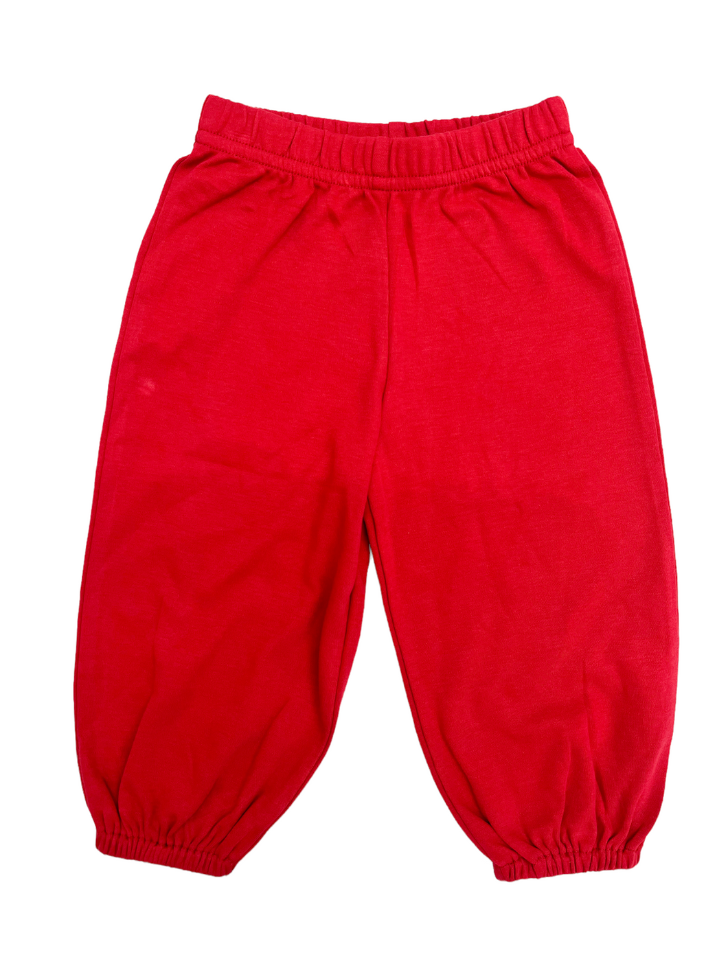 Red Knit Bloomer Pant