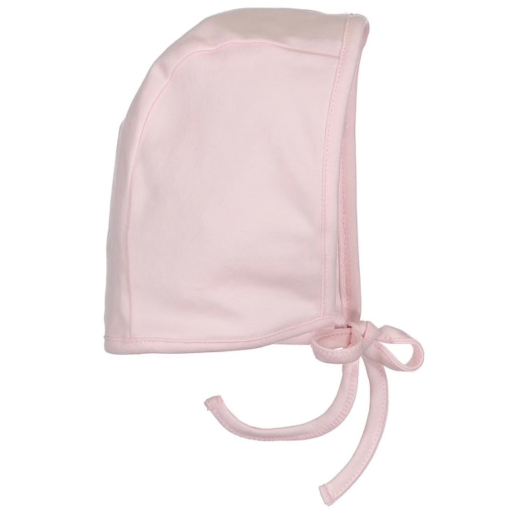 Pima Cotton Bonnet - Pink