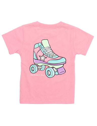 Roller Skate Light Pink Tee