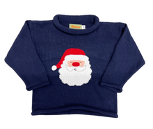 Santa Head Twilight Rollneck Sweater
