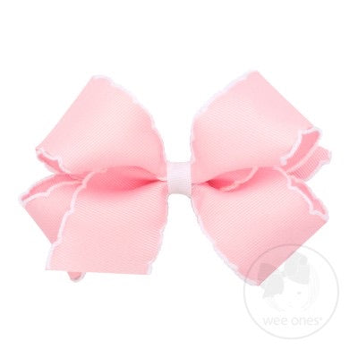 Mini Grosgrain Moonstitch Bow