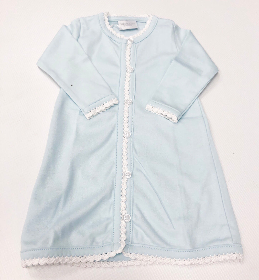 Blue/White Squiggles Daygown