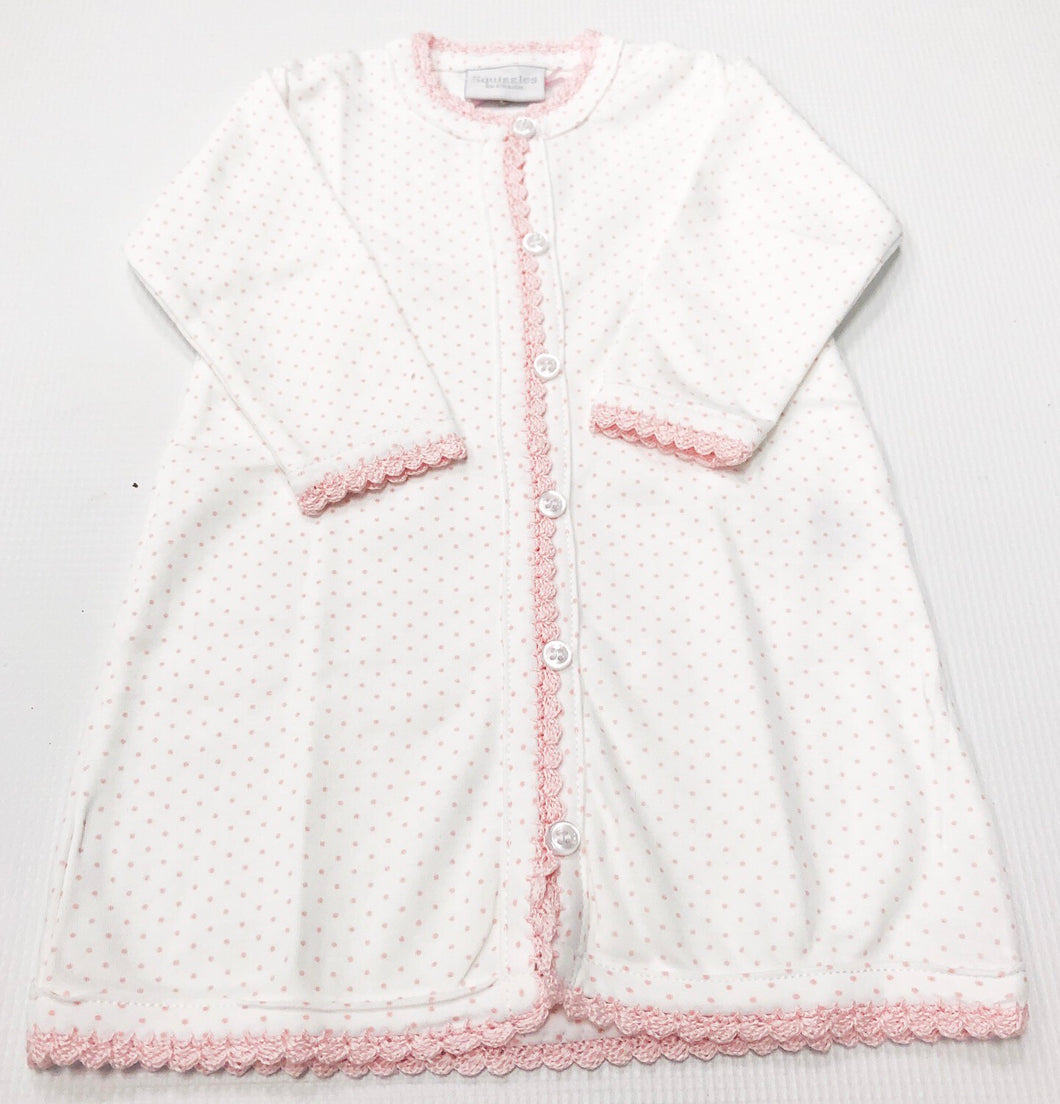 Pink Bitty Dot Squiggles Daygown