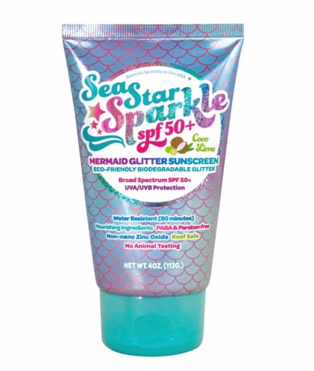 Sea Star Sparkle Mermaid Sunscreen