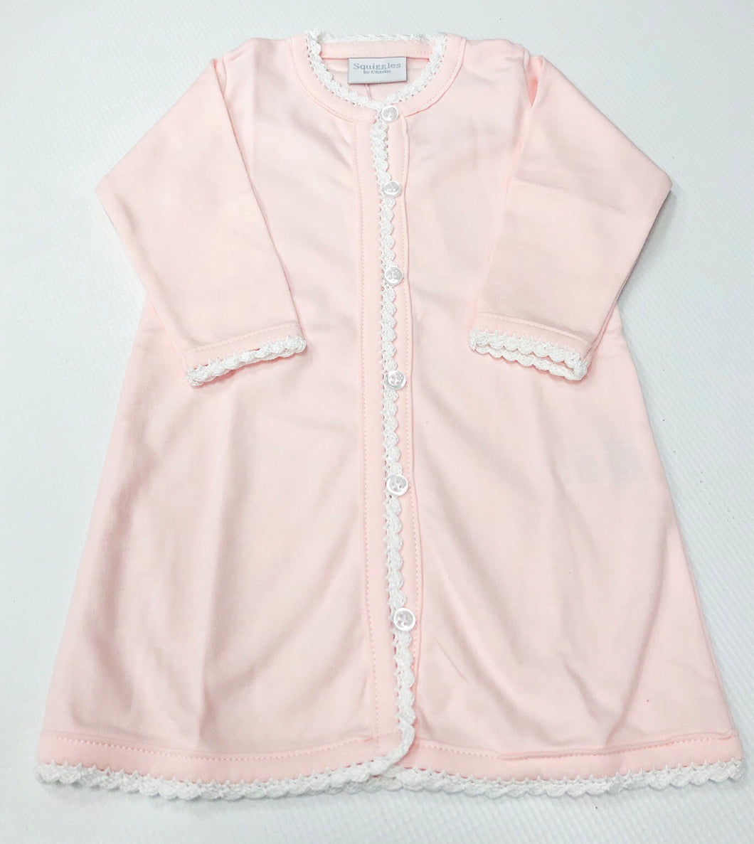 Pink/White Squiggles Daygown