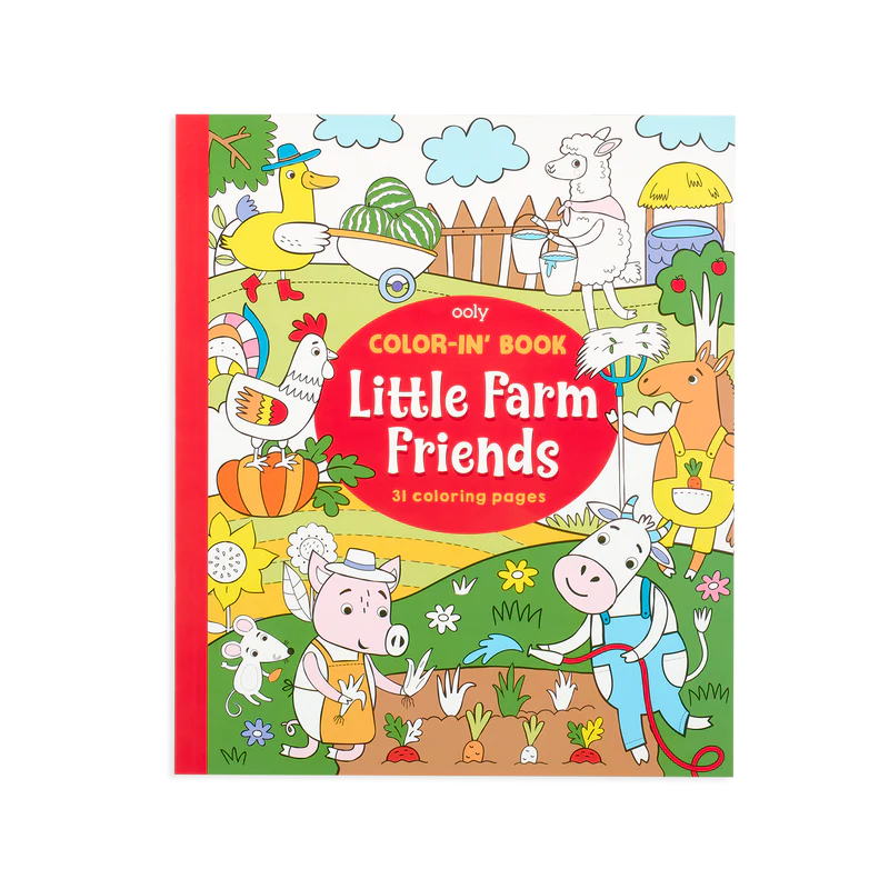 Color-in Book-Little Farm Friends