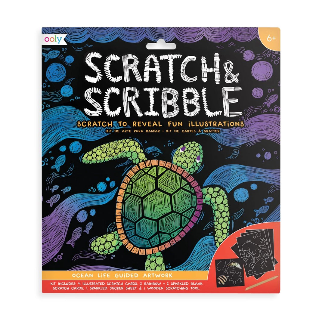 Scratch & Scribble - Ocean Life