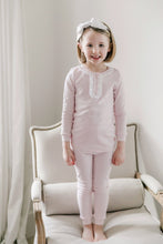 Light Pink w/ White Ruffles Pajama Set