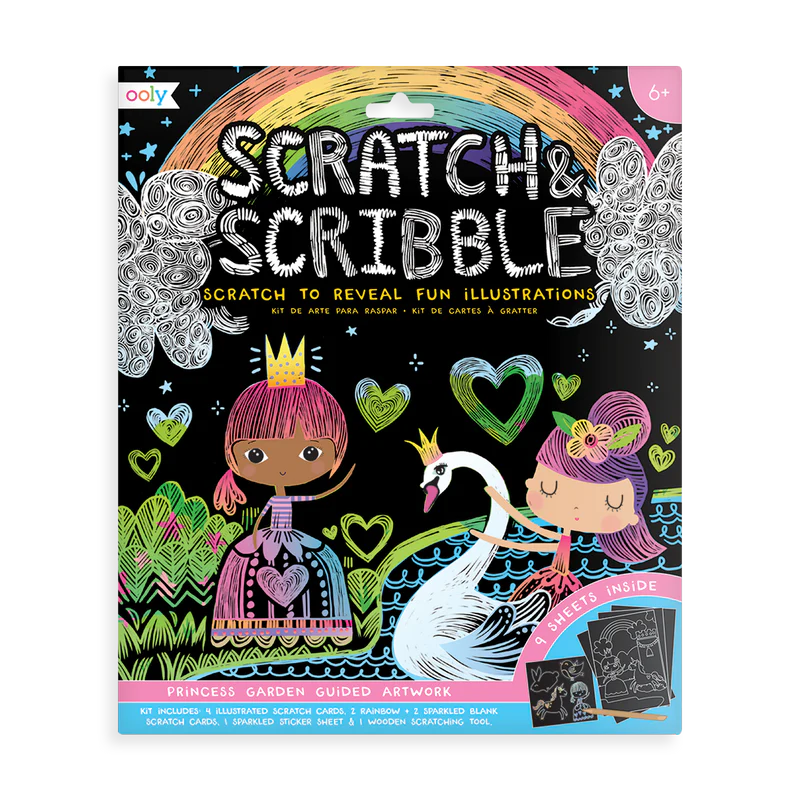 Scratch & Scribble-Princess Garden