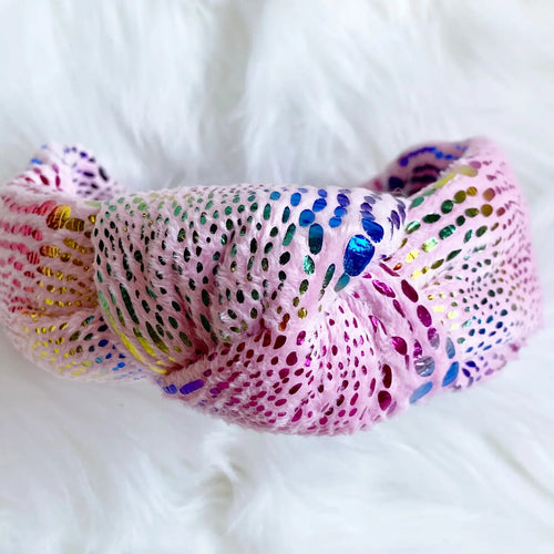 Pink Rainbow Headband