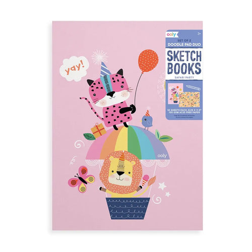 Doodle Pad Duo Sketchbooks-Safari Party