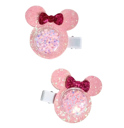 Pink Shaker Mouse Clip Set