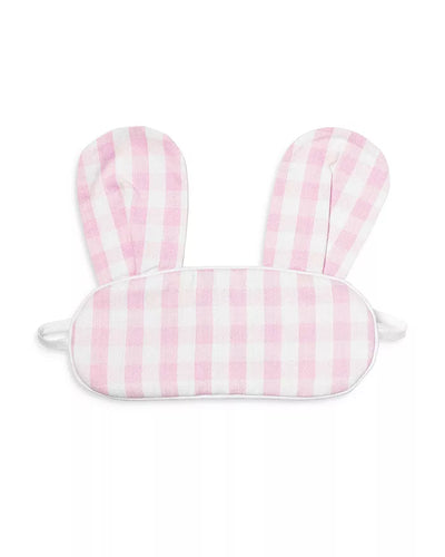 Pink Gingham Bunny Sleep Mask