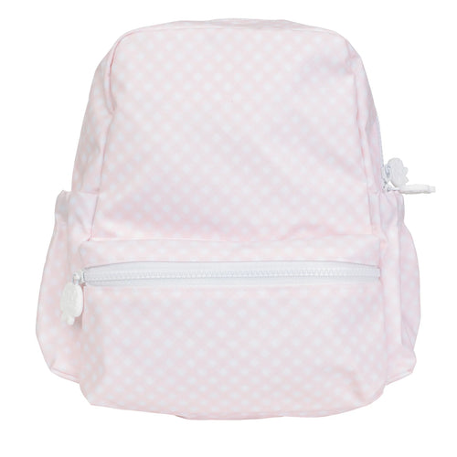 The Backpack - Pink Gingham